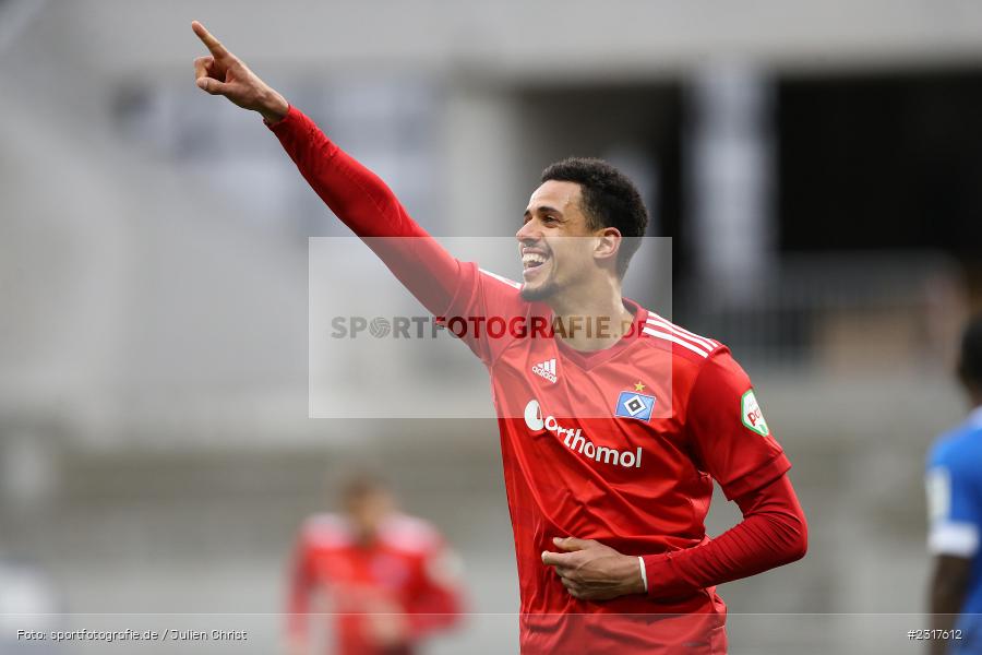Robert Glatzel, Merck-Stadion am Böllenfalltor, Darmstadt, 06.02.2022, DFL, sport, action, Februar 2022, Saison 2021/2022, 2. Bundesliga, HSV, SV98, Hamburger SV, SV Darmstadt 98 - Bild-ID: 2317612