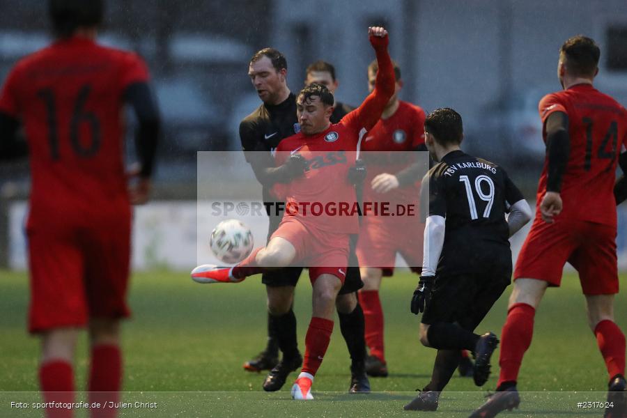 Luca Pfister, Kunstrasenspielfeld, Frammersbach, 06.02.2022, BFV, sport, action, Februar 2022, Saison 2021/2022, Bezirksfreundschaftsspiele, TSV, TUS, TSV Karlburg, TuS Frammersbach - Bild-ID: 2317624
