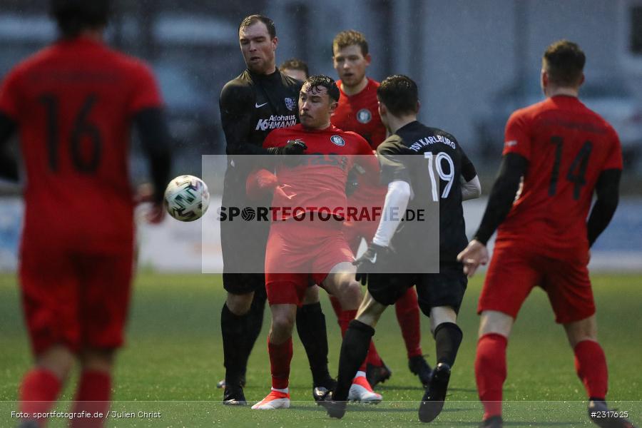 Luca Pfister, Kunstrasenspielfeld, Frammersbach, 06.02.2022, BFV, sport, action, Februar 2022, Saison 2021/2022, Bezirksfreundschaftsspiele, TSV, TUS, TSV Karlburg, TuS Frammersbach - Bild-ID: 2317625