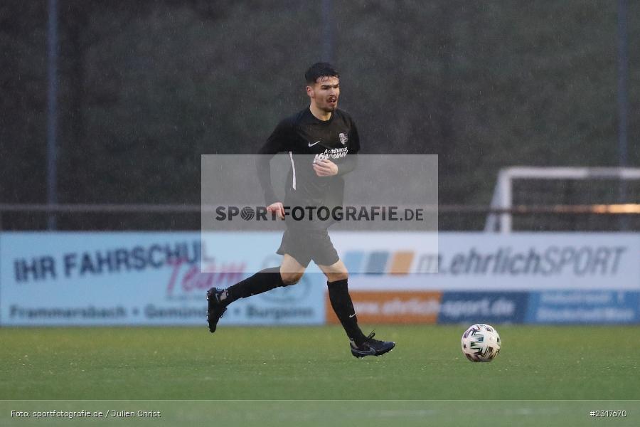 Jan Wabnitz, Kunstrasenspielfeld, Frammersbach, 06.02.2022, BFV, sport, action, Februar 2022, Saison 2021/2022, Bezirksfreundschaftsspiele, TSV, TUS, TSV Karlburg, TuS Frammersbach - Bild-ID: 2317670