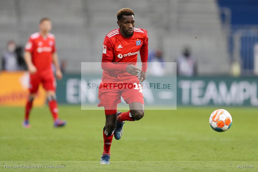 Bakery Jatta, Merck-Stadion am Böllenfalltor, Darmstadt, 06.02.2022, DFL, sport, action, Februar 2022, Saison 2021/2022, 2. Bundesliga, HSV, SV98, Hamburger SV, SV Darmstadt 98 - Bild-ID: 2317704