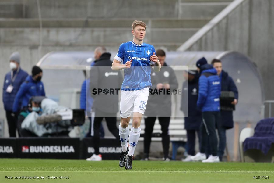 Clemens Riedel, Merck-Stadion am Böllenfalltor, Darmstadt, 06.02.2022, DFL, sport, action, Februar 2022, Saison 2021/2022, 2. Bundesliga, HSV, SV98, Hamburger SV, SV Darmstadt 98 - Bild-ID: 2317721
