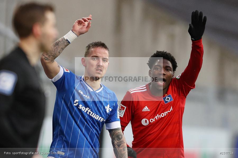 Hände, Arme, gestikuliert, Faride Alidou, Merck-Stadion am Böllenfalltor, Darmstadt, 06.02.2022, DFL, sport, action, Februar 2022, Saison 2021/2022, 2. Bundesliga, HSV, SV98, Hamburger SV, SV Darmstadt 98 - Bild-ID: 2317736 Hände, Arme, gestikuliert, Faride Alidou, Merck-Stadion am Böllenfalltor, Darmstadt, 06.02.2022, DFL, sport, action, Februar 2022, Saison 2021/2022, 2. Bundesliga, HSV, SV98, Hamburger SV, SV Darmstadt 98 - Bild-ID: 2317736