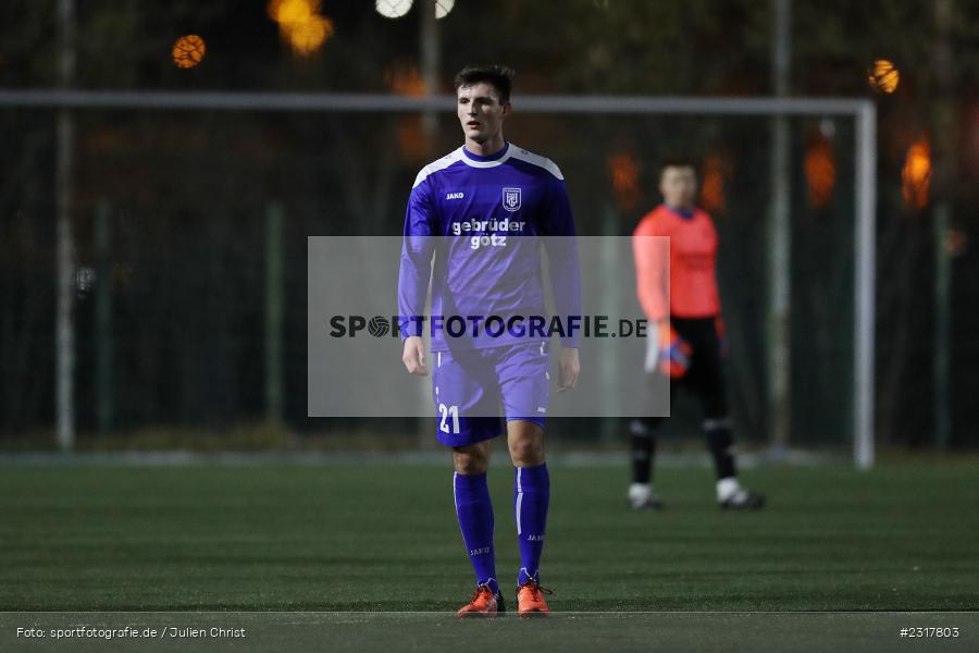 Elia Schoppel, Sepp Endres Sportanlage, Würzburg, 10.02.2022, BFV, sport, action, Februar 2022, Saison 2021/2022, Bezirksfreundschaftsspiele, TGH, WFV, TG Höchberg, Würzburger FV - Bild-ID: 2317803