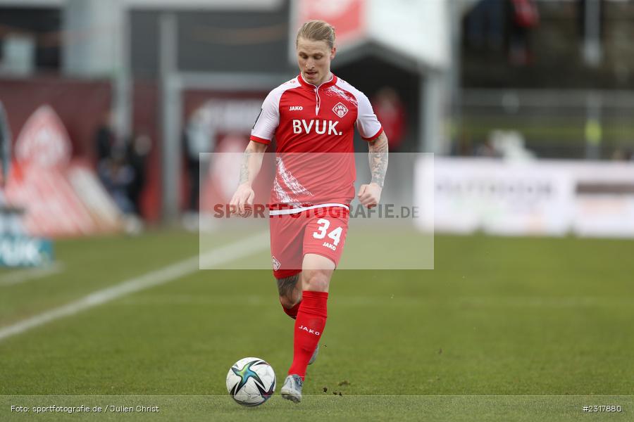 Marvin Stefaniak, FLYERALARM Arena, Würzburg, 12.02.2022, DFL, sport, action, Februar 2022, Saison 2021/2022, 3. Liga, MSV, FWK, MSV Duisburg, FC Würzburger Kickers - Bild-ID: 2317880