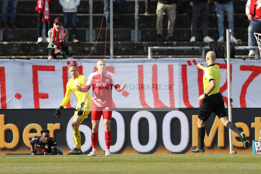 Tobias Kraulich, FLYERALARM Arena, Würzburg, 12.02.2022, DFL, sport, action, Februar 2022, Saison 2021/2022, 3. Liga, MSV, FWK, MSV Duisburg, FC Würzburger Kickers - Bild-ID: 2317889