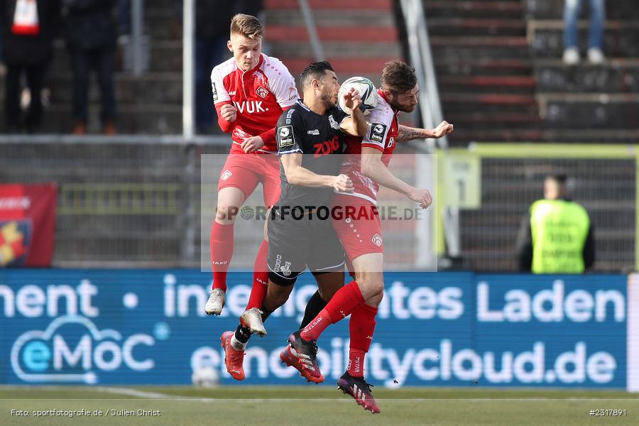 Aziz Bouhaddouz, FLYERALARM Arena, Würzburg, 12.02.2022, DFL, sport, action, Februar 2022, Saison 2021/2022, 3. Liga, MSV, FWK, MSV Duisburg, FC Würzburger Kickers - Bild-ID: 2317891