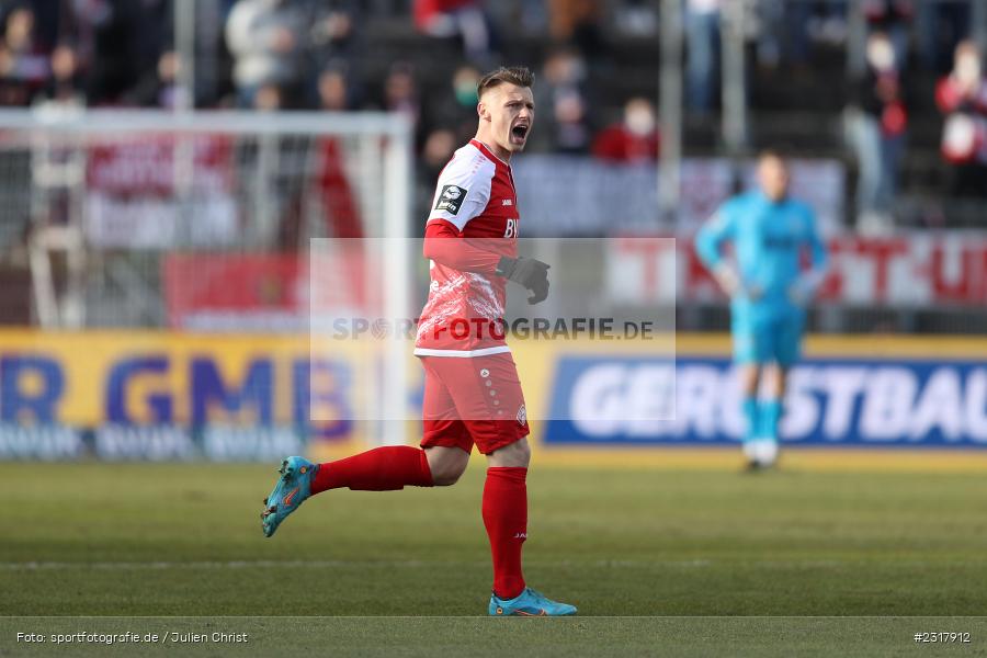 Marvin Pourié, FLYERALARM Arena, Würzburg, 12.02.2022, DFL, sport, action, Februar 2022, Saison 2021/2022, 3. Liga, MSV, FWK, MSV Duisburg, FC Würzburger Kickers - Bild-ID: 2317912