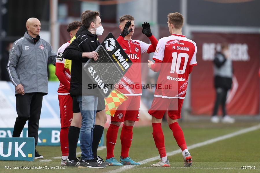 Marvin Pourié, FLYERALARM Arena, Würzburg, 12.02.2022, DFL, sport, action, Februar 2022, Saison 2021/2022, 3. Liga, MSV, FWK, MSV Duisburg, FC Würzburger Kickers - Bild-ID: 2317913
