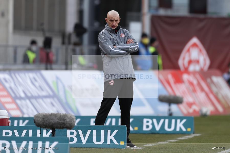 Ralf Santelli, FLYERALARM Arena, Würzburg, 12.02.2022, DFL, sport, action, Februar 2022, Saison 2021/2022, 3. Liga, MSV, FWK, MSV Duisburg, FC Würzburger Kickers - Bild-ID: 2317918