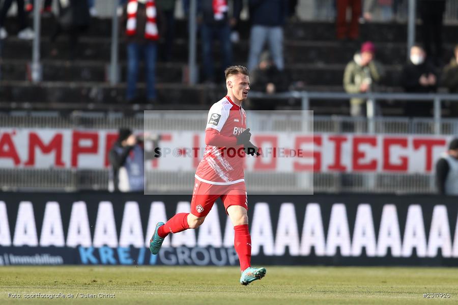Marvin Pourié, FLYERALARM Arena, Würzburg, 12.02.2022, DFL, sport, action, Februar 2022, Saison 2021/2022, 3. Liga, MSV, FWK, MSV Duisburg, FC Würzburger Kickers - Bild-ID: 2317926