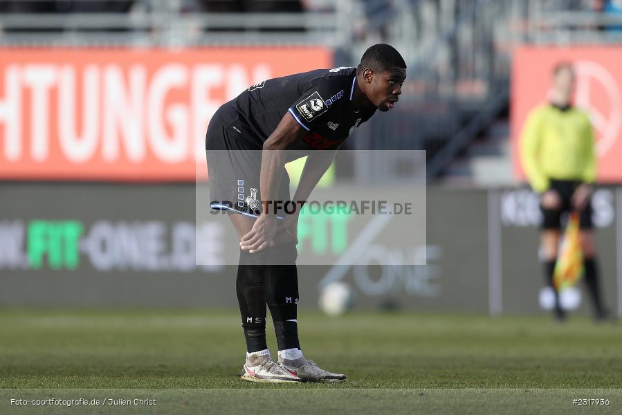 Leroy Kwadwo, FLYERALARM Arena, Würzburg, 12.02.2022, DFL, sport, action, Februar 2022, Saison 2021/2022, 3. Liga, MSV, FWK, MSV Duisburg, FC Würzburger Kickers - Bild-ID: 2317936