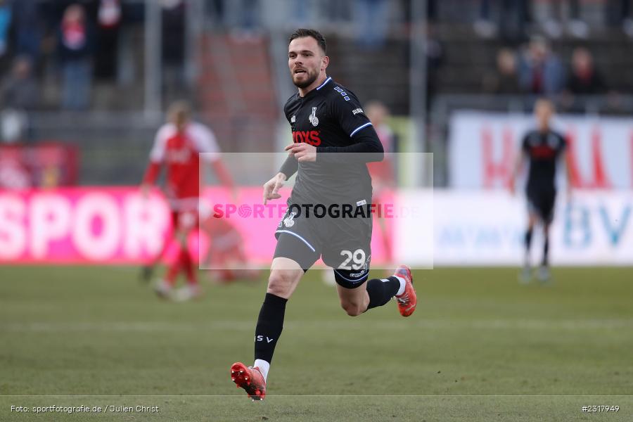 Orhan Ademi, FLYERALARM Arena, Würzburg, 12.02.2022, DFL, sport, action, Februar 2022, Saison 2021/2022, 3. Liga, MSV, FWK, MSV Duisburg, FC Würzburger Kickers - Bild-ID: 2317949