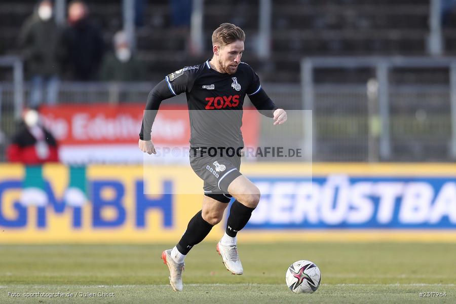 Kolja Pusch, FLYERALARM Arena, Würzburg, 12.02.2022, DFL, sport, action, Februar 2022, Saison 2021/2022, 3. Liga, MSV, FWK, MSV Duisburg, FC Würzburger Kickers - Bild-ID: 2317964