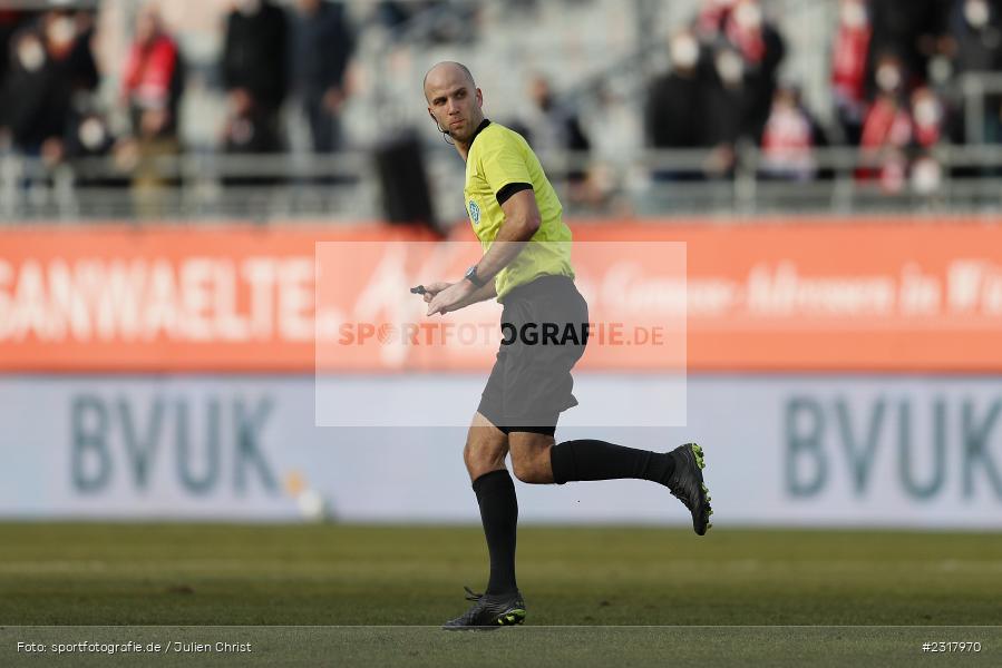 Franz Bokop, FLYERALARM Arena, Würzburg, 12.02.2022, DFL, sport, action, Februar 2022, Saison 2021/2022, 3. Liga, MSV, FWK, MSV Duisburg, FC Würzburger Kickers - Bild-ID: 2317970