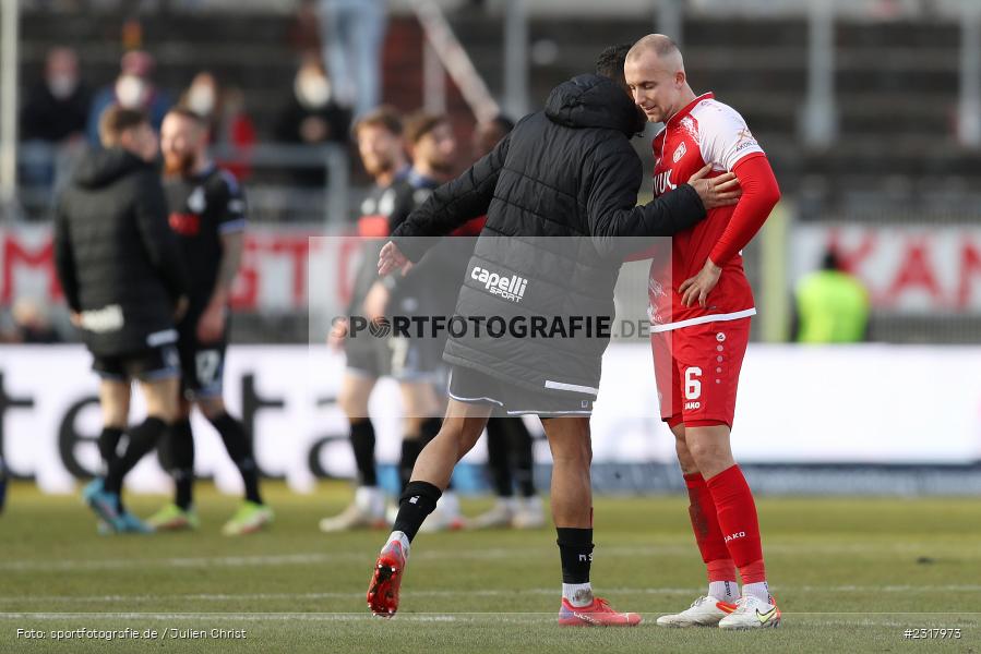 Tobias Kraulich, FLYERALARM Arena, Würzburg, 12.02.2022, DFL, sport, action, Februar 2022, Saison 2021/2022, 3. Liga, MSV, FWK, MSV Duisburg, FC Würzburger Kickers - Bild-ID: 2317973