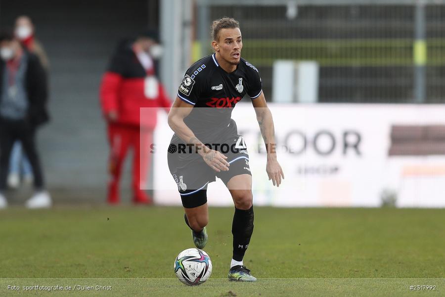 Rolf Feltscher, FLYERALARM Arena, Würzburg, 12.02.2022, DFL, sport, action, Februar 2022, Saison 2021/2022, 3. Liga, MSV, FWK, MSV Duisburg, FC Würzburger Kickers - Bild-ID: 2317992