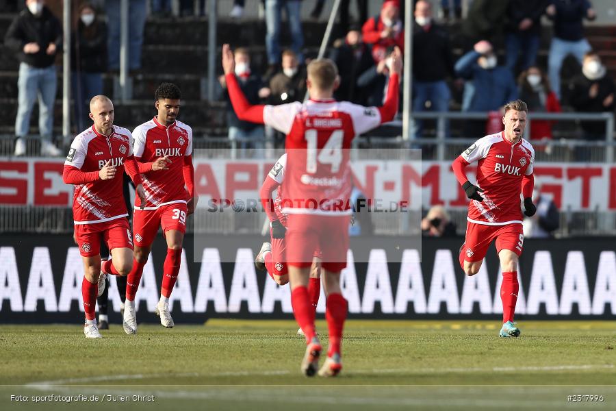 Marvin Pourié, FLYERALARM Arena, Würzburg, 12.02.2022, DFL, sport, action, Februar 2022, Saison 2021/2022, 3. Liga, MSV, FWK, MSV Duisburg, FC Würzburger Kickers - Bild-ID: 2317996