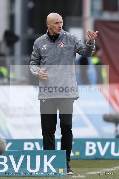 Ralf Santelli, FLYERALARM Arena, Würzburg, 12.02.2022, DFL, sport, action, Februar 2022, Saison 2021/2022, 3. Liga, MSV, FWK, MSV Duisburg, FC Würzburger Kickers - Bild-ID: 2317999