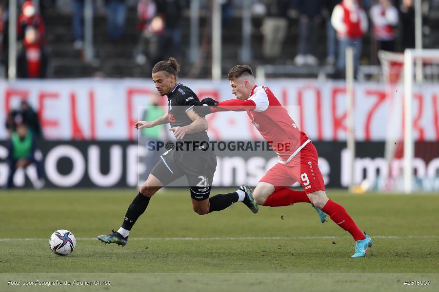 Rolf Feltscher, FLYERALARM Arena, Würzburg, 12.02.2022, DFL, sport, action, Februar 2022, Saison 2021/2022, 3. Liga, MSV, FWK, MSV Duisburg, FC Würzburger Kickers - Bild-ID: 2318007