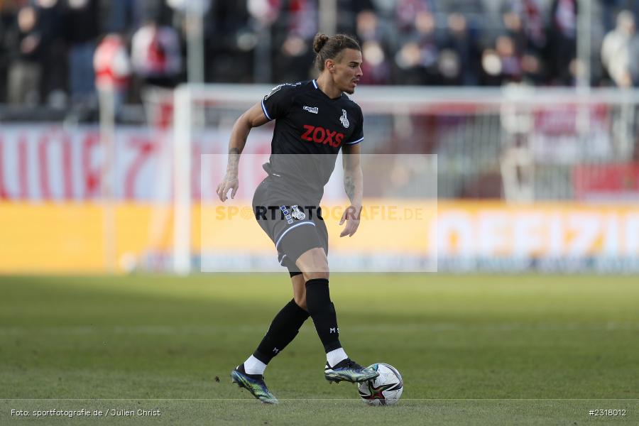 Rolf Feltscher, FLYERALARM Arena, Würzburg, 12.02.2022, DFL, sport, action, Februar 2022, Saison 2021/2022, 3. Liga, MSV, FWK, MSV Duisburg, FC Würzburger Kickers - Bild-ID: 2318012
