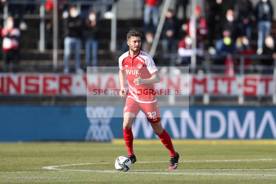 Christian Strohdiek, FLYERALARM Arena, Würzburg, 12.02.2022, DFL, sport, action, Februar 2022, Saison 2021/2022, 3. Liga, MSV, FWK, MSV Duisburg, FC Würzburger Kickers - Bild-ID: 2318047