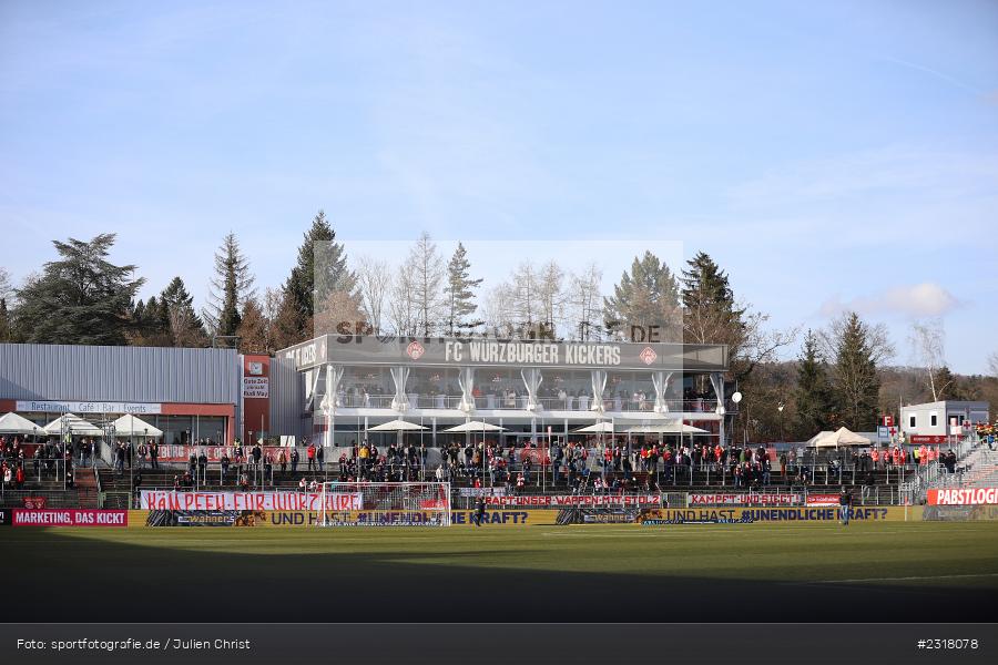Transparent, Pitch, Stadion, Arena, Kickers Stadion, FLYERALARM Arena, Würzburg, 12.02.2022, DFL, sport, action, Februar 2022, Saison 2021/2022, 3. Liga, MSV, FWK, MSV Duisburg, FC Würzburger Kickers - Bild-ID: 2318078