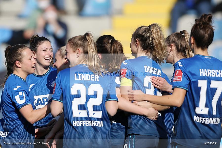 Chantal Hagel, Dietmar-Hopp-Stadion, Hoffenheim, 13.02.2022, DFB, sport, action, Februar 2022, Saison 2021/2022, FLYERALARM Frauen-Bundesliga, FFBL, SGS, TSG, SGS Essen, TSG 1899 Hoffenheim - Bild-ID: 2318091 Chantal Hagel, Dietmar-Hopp-Stadion, Hoffenheim, 13.02.2022, DFB, sport, action, Februar 2022, Saison 2021/2022, FLYERALARM Frauen-Bundesliga, FFBL, SGS, TSG, SGS Essen, TSG 1899 Hoffenheim - Bild-ID: 2318091
