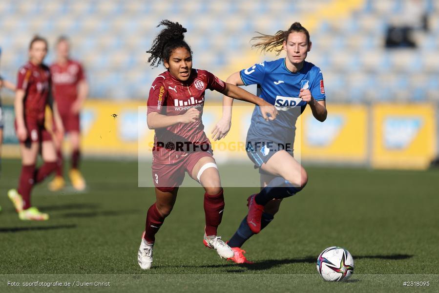 Ella Touon Mbenoun, Dietmar-Hopp-Stadion, Hoffenheim, 13.02.2022, DFB, sport, action, Februar 2022, Saison 2021/2022, FLYERALARM Frauen-Bundesliga, FFBL, SGS, TSG, SGS Essen, TSG 1899 Hoffenheim - Bild-ID: 2318095 Ella Touon Mbenoun, Dietmar-Hopp-Stadion, Hoffenheim, 13.02.2022, DFB, sport, action, Februar 2022, Saison 2021/2022, FLYERALARM Frauen-Bundesliga, FFBL, SGS, TSG, SGS Essen, TSG 1899 Hoffenheim - Bild-ID: 2318095