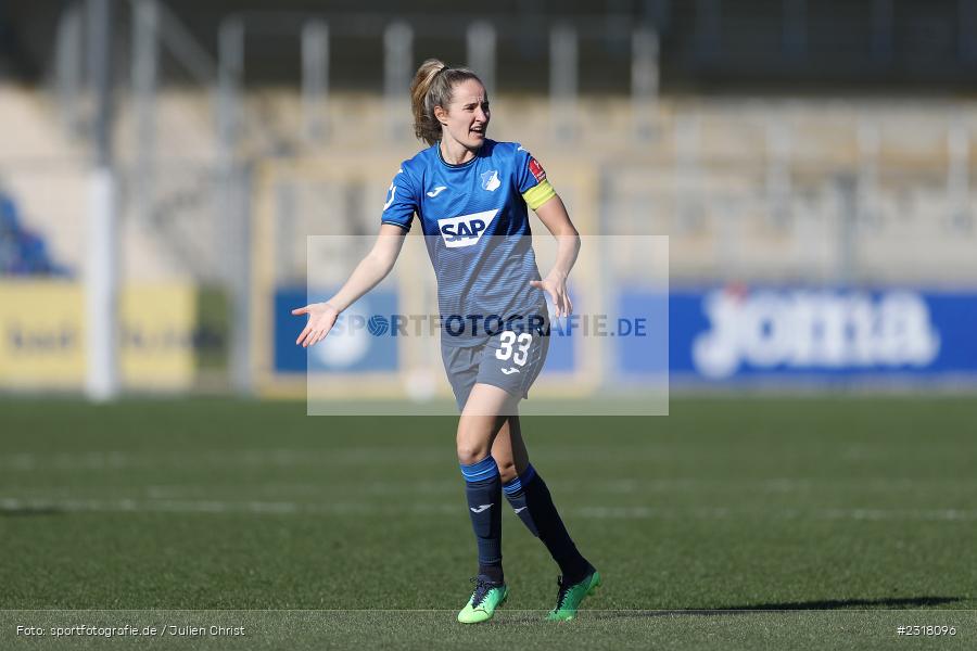 Fabienne Dongus, Dietmar-Hopp-Stadion, Hoffenheim, 13.02.2022, DFB, sport, action, Februar 2022, Saison 2021/2022, FLYERALARM Frauen-Bundesliga, FFBL, SGS, TSG, SGS Essen, TSG 1899 Hoffenheim - Bild-ID: 2318096 Fabienne Dongus, Dietmar-Hopp-Stadion, Hoffenheim, 13.02.2022, DFB, sport, action, Februar 2022, Saison 2021/2022, FLYERALARM Frauen-Bundesliga, FFBL, SGS, TSG, SGS Essen, TSG 1899 Hoffenheim - Bild-ID: 2318096