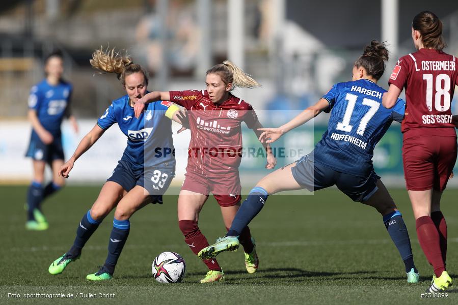 Elisa Senß, Dietmar-Hopp-Stadion, Hoffenheim, 13.02.2022, DFB, sport, action, Februar 2022, Saison 2021/2022, FLYERALARM Frauen-Bundesliga, FFBL, SGS, TSG, SGS Essen, TSG 1899 Hoffenheim - Bild-ID: 2318099 Elisa Senß, Dietmar-Hopp-Stadion, Hoffenheim, 13.02.2022, DFB, sport, action, Februar 2022, Saison 2021/2022, FLYERALARM Frauen-Bundesliga, FFBL, SGS, TSG, SGS Essen, TSG 1899 Hoffenheim - Bild-ID: 2318099