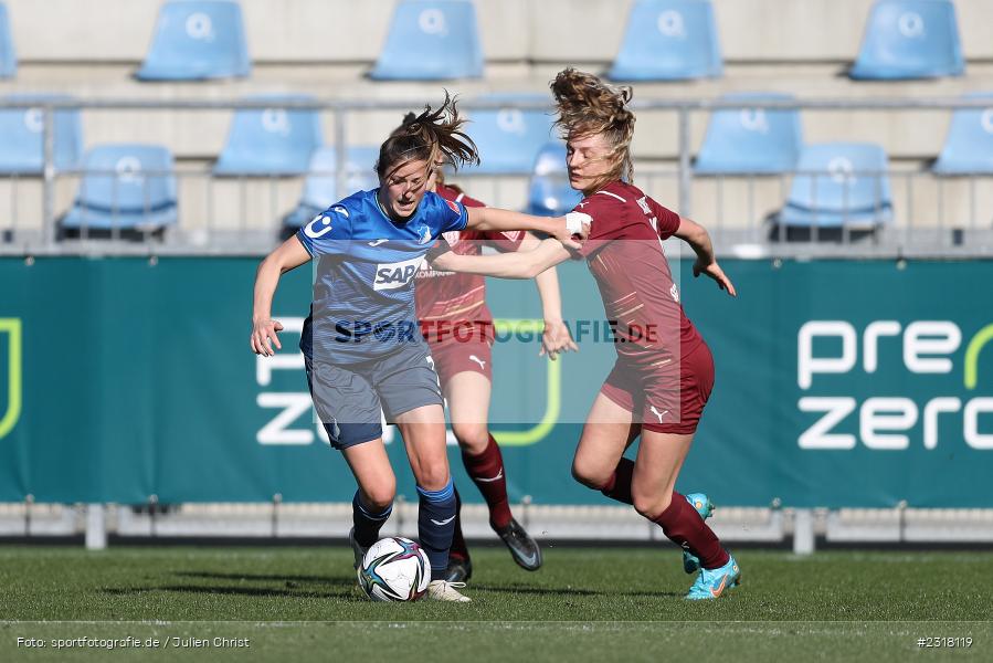 Chantal Hagel, Dietmar-Hopp-Stadion, Hoffenheim, 13.02.2022, DFB, sport, action, Februar 2022, Saison 2021/2022, FLYERALARM Frauen-Bundesliga, FFBL, SGS, TSG, SGS Essen, TSG 1899 Hoffenheim - Bild-ID: 2318119 Chantal Hagel, Dietmar-Hopp-Stadion, Hoffenheim, 13.02.2022, DFB, sport, action, Februar 2022, Saison 2021/2022, FLYERALARM Frauen-Bundesliga, FFBL, SGS, TSG, SGS Essen, TSG 1899 Hoffenheim - Bild-ID: 2318119