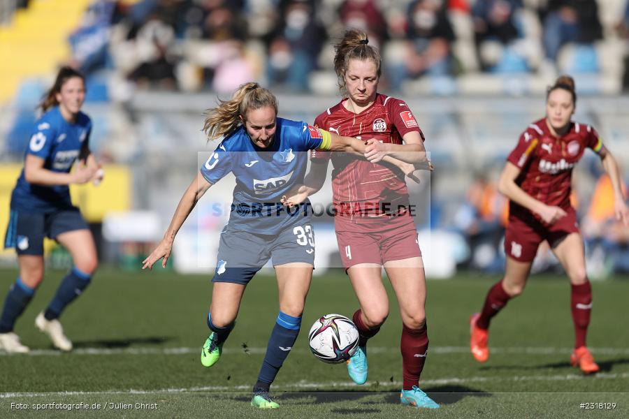 Fabienne Dongus, Dietmar-Hopp-Stadion, Hoffenheim, 13.02.2022, DFB, sport, action, Februar 2022, Saison 2021/2022, FLYERALARM Frauen-Bundesliga, FFBL, SGS, TSG, SGS Essen, TSG 1899 Hoffenheim - Bild-ID: 2318129 Fabienne Dongus, Dietmar-Hopp-Stadion, Hoffenheim, 13.02.2022, DFB, sport, action, Februar 2022, Saison 2021/2022, FLYERALARM Frauen-Bundesliga, FFBL, SGS, TSG, SGS Essen, TSG 1899 Hoffenheim - Bild-ID: 2318129