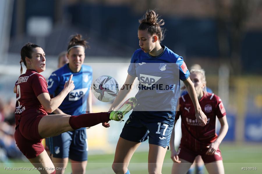Franziska Harsch, Dietmar-Hopp-Stadion, Hoffenheim, 13.02.2022, DFB, sport, action, Februar 2022, Saison 2021/2022, FLYERALARM Frauen-Bundesliga, FFBL, SGS, TSG, SGS Essen, TSG 1899 Hoffenheim - Bild-ID: 2318133 Franziska Harsch, Dietmar-Hopp-Stadion, Hoffenheim, 13.02.2022, DFB, sport, action, Februar 2022, Saison 2021/2022, FLYERALARM Frauen-Bundesliga, FFBL, SGS, TSG, SGS Essen, TSG 1899 Hoffenheim - Bild-ID: 2318133