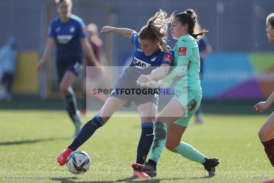 Sarai Linder, Dietmar-Hopp-Stadion, Hoffenheim, 13.02.2022, DFB, sport, action, Februar 2022, Saison 2021/2022, FLYERALARM Frauen-Bundesliga, FFBL, SGS, TSG, SGS Essen, TSG 1899 Hoffenheim - Bild-ID: 2318140 Sarai Linder, Dietmar-Hopp-Stadion, Hoffenheim, 13.02.2022, DFB, sport, action, Februar 2022, Saison 2021/2022, FLYERALARM Frauen-Bundesliga, FFBL, SGS, TSG, SGS Essen, TSG 1899 Hoffenheim - Bild-ID: 2318140