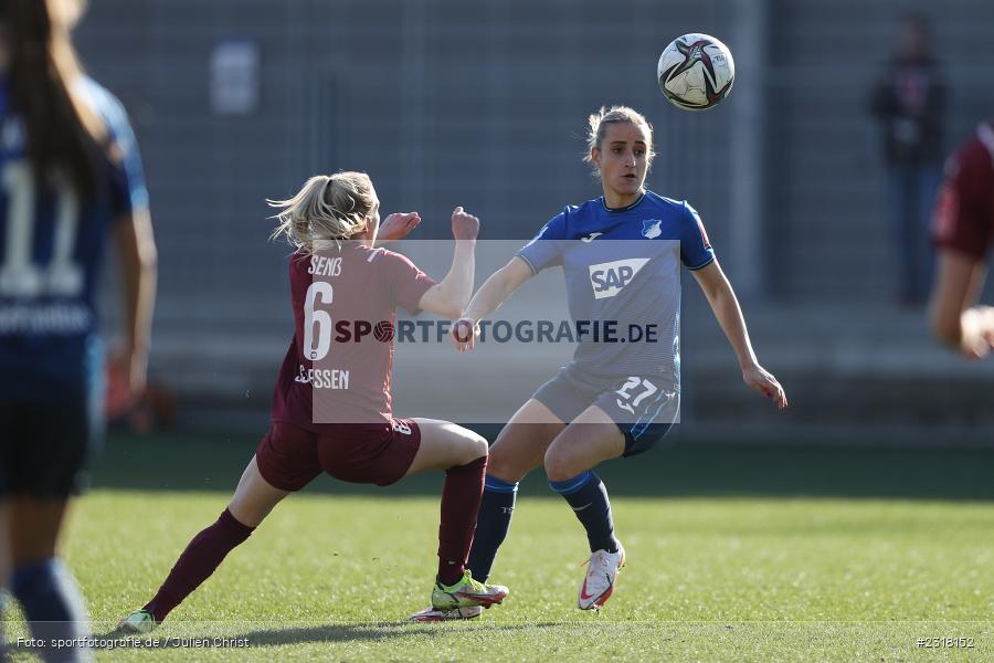 Vanessa Leimenstoll, Dietmar-Hopp-Stadion, Hoffenheim, 13.02.2022, DFB, sport, action, Februar 2022, Saison 2021/2022, FLYERALARM Frauen-Bundesliga, FFBL, SGS, TSG, SGS Essen, TSG 1899 Hoffenheim - Bild-ID: 2318152