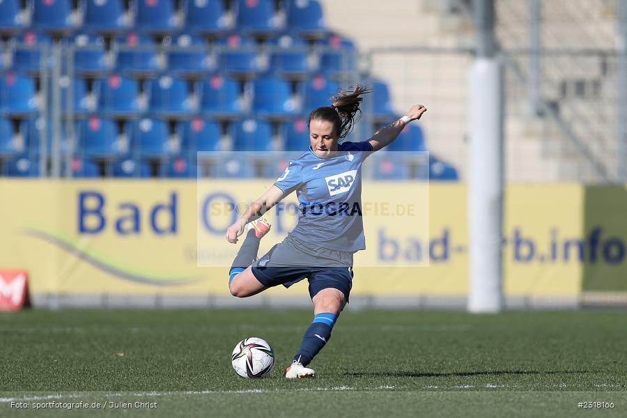 Bad Orb, Michaela Specht, Dietmar-Hopp-Stadion, Hoffenheim, 13.02.2022, DFB, sport, action, Februar 2022, Saison 2021/2022, FLYERALARM Frauen-Bundesliga, FFBL, SGS, TSG, SGS Essen, TSG 1899 Hoffenheim - Bild-ID: 2318166 Bad Orb, Michaela Specht, Dietmar-Hopp-Stadion, Hoffenheim, 13.02.2022, DFB, sport, action, Februar 2022, Saison 2021/2022, FLYERALARM Frauen-Bundesliga, FFBL, SGS, TSG, SGS Essen, TSG 1899 Hoffenheim - Bild-ID: 2318166
