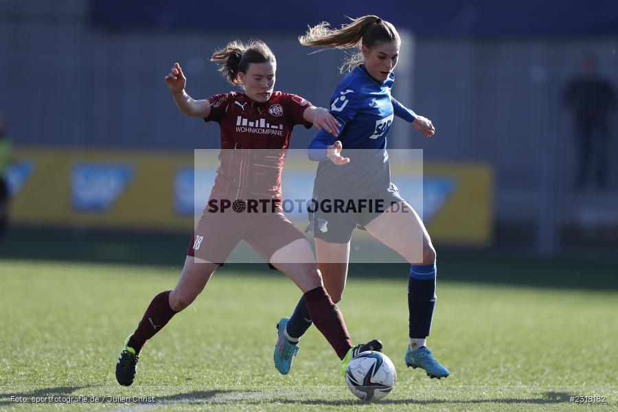 Jule Brand, Dietmar-Hopp-Stadion, Hoffenheim, 13.02.2022, DFB, sport, action, Februar 2022, Saison 2021/2022, FLYERALARM Frauen-Bundesliga, FFBL, SGS, TSG, SGS Essen, TSG 1899 Hoffenheim - Bild-ID: 2318182 Jule Brand, Dietmar-Hopp-Stadion, Hoffenheim, 13.02.2022, DFB, sport, action, Februar 2022, Saison 2021/2022, FLYERALARM Frauen-Bundesliga, FFBL, SGS, TSG, SGS Essen, TSG 1899 Hoffenheim - Bild-ID: 2318182