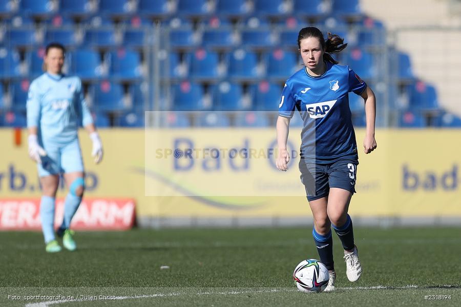 Jana Feldkamp, Dietmar-Hopp-Stadion, Hoffenheim, 13.02.2022, DFB, sport, action, Februar 2022, Saison 2021/2022, FLYERALARM Frauen-Bundesliga, FFBL, SGS, TSG, SGS Essen, TSG 1899 Hoffenheim - Bild-ID: 2318194