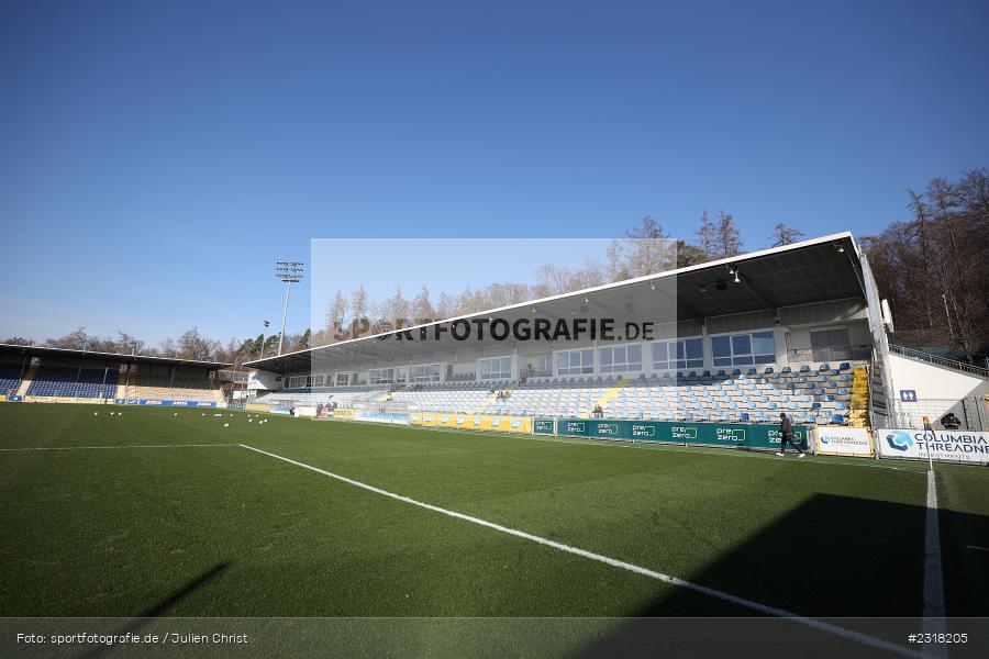 Tribüne, Innenraum, Stadion, Dietmar-Hopp-Stadion, Hoffenheim, 13.02.2022, DFB, sport, action, Februar 2022, Saison 2021/2022, FLYERALARM Frauen-Bundesliga, FFBL, SGS, TSG, SGS Essen, TSG 1899 Hoffenheim - Bild-ID: 2318205