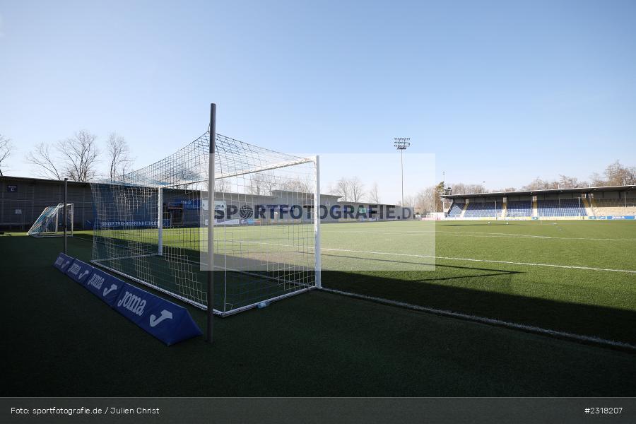Symbolbild, Tor, Rasen, Pitch, Stadion, Dietmar-Hopp-Stadion, Hoffenheim, 13.02.2022, DFB, sport, action, Februar 2022, Saison 2021/2022, FLYERALARM Frauen-Bundesliga, FFBL, SGS, TSG, SGS Essen, TSG 1899 Hoffenheim - Bild-ID: 2318207