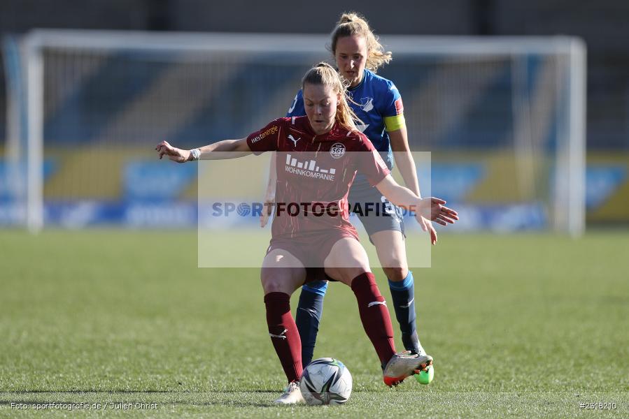 Jill Baijings, Dietmar-Hopp-Stadion, Hoffenheim, 13.02.2022, DFB, sport, action, Februar 2022, Saison 2021/2022, FLYERALARM Frauen-Bundesliga, FFBL, SGS, TSG, SGS Essen, TSG 1899 Hoffenheim - Bild-ID: 2318210