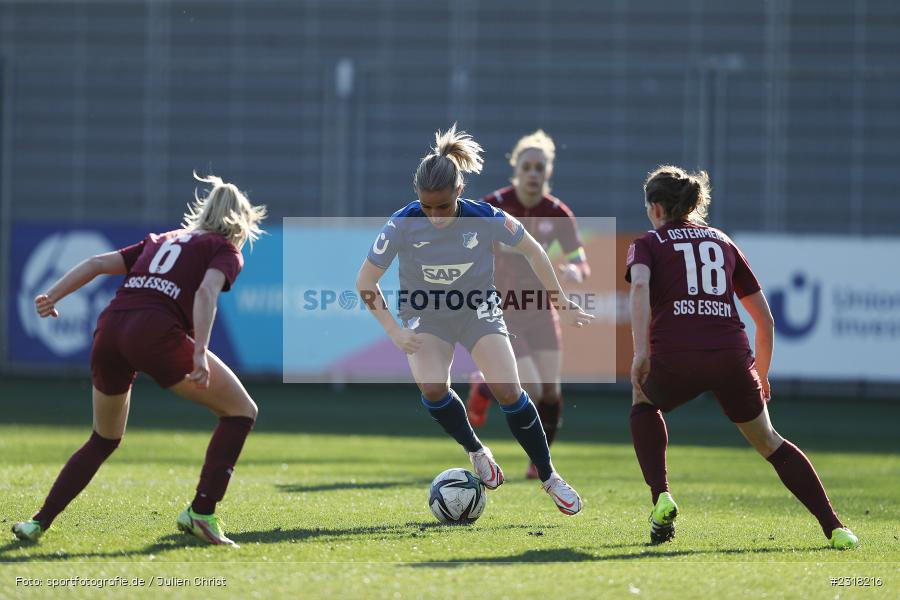 Vanessa Leimenstoll, Dietmar-Hopp-Stadion, Hoffenheim, 13.02.2022, DFB, sport, action, Februar 2022, Saison 2021/2022, FLYERALARM Frauen-Bundesliga, FFBL, SGS, TSG, SGS Essen, TSG 1899 Hoffenheim - Bild-ID: 2318216