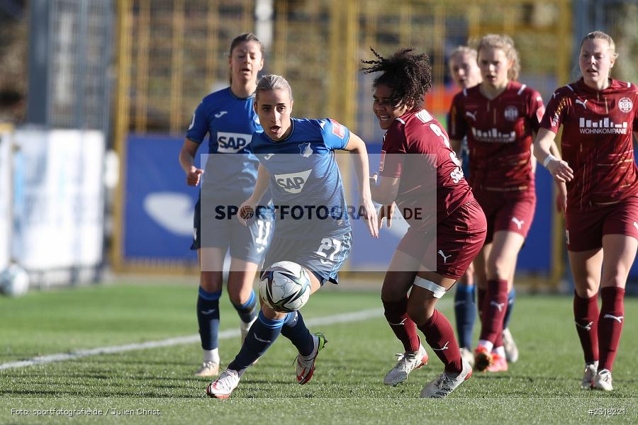Vanessa Leimenstoll, Dietmar-Hopp-Stadion, Hoffenheim, 13.02.2022, DFB, sport, action, Februar 2022, Saison 2021/2022, FLYERALARM Frauen-Bundesliga, FFBL, SGS, TSG, SGS Essen, TSG 1899 Hoffenheim - Bild-ID: 2318221 Vanessa Leimenstoll, Dietmar-Hopp-Stadion, Hoffenheim, 13.02.2022, DFB, sport, action, Februar 2022, Saison 2021/2022, FLYERALARM Frauen-Bundesliga, FFBL, SGS, TSG, SGS Essen, TSG 1899 Hoffenheim - Bild-ID: 2318221