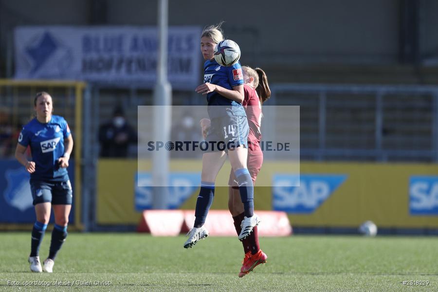 Celina Degen, Dietmar-Hopp-Stadion, Hoffenheim, 13.02.2022, DFB, sport, action, Februar 2022, Saison 2021/2022, FLYERALARM Frauen-Bundesliga, FFBL, SGS, TSG, SGS Essen, TSG 1899 Hoffenheim - Bild-ID: 2318229