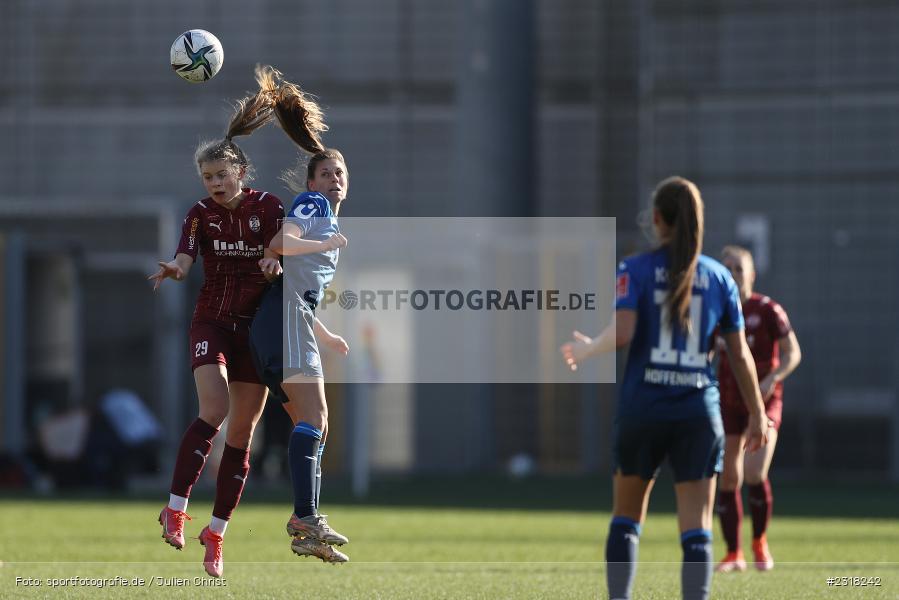Isabella Hartig, Dietmar-Hopp-Stadion, Hoffenheim, 13.02.2022, DFB, sport, action, Februar 2022, Saison 2021/2022, FLYERALARM Frauen-Bundesliga, FFBL, SGS, TSG, SGS Essen, TSG 1899 Hoffenheim - Bild-ID: 2318242