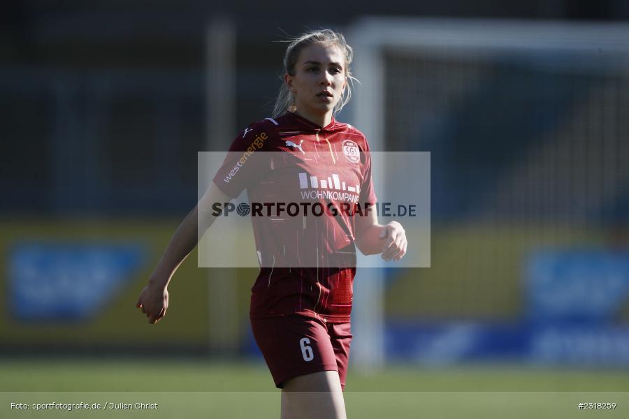 Elisa Senß, Dietmar-Hopp-Stadion, Hoffenheim, 13.02.2022, DFB, sport, action, Februar 2022, Saison 2021/2022, FLYERALARM Frauen-Bundesliga, FFBL, SGS, TSG, SGS Essen, TSG 1899 Hoffenheim - Bild-ID: 2318259 Elisa Senß, Dietmar-Hopp-Stadion, Hoffenheim, 13.02.2022, DFB, sport, action, Februar 2022, Saison 2021/2022, FLYERALARM Frauen-Bundesliga, FFBL, SGS, TSG, SGS Essen, TSG 1899 Hoffenheim - Bild-ID: 2318259