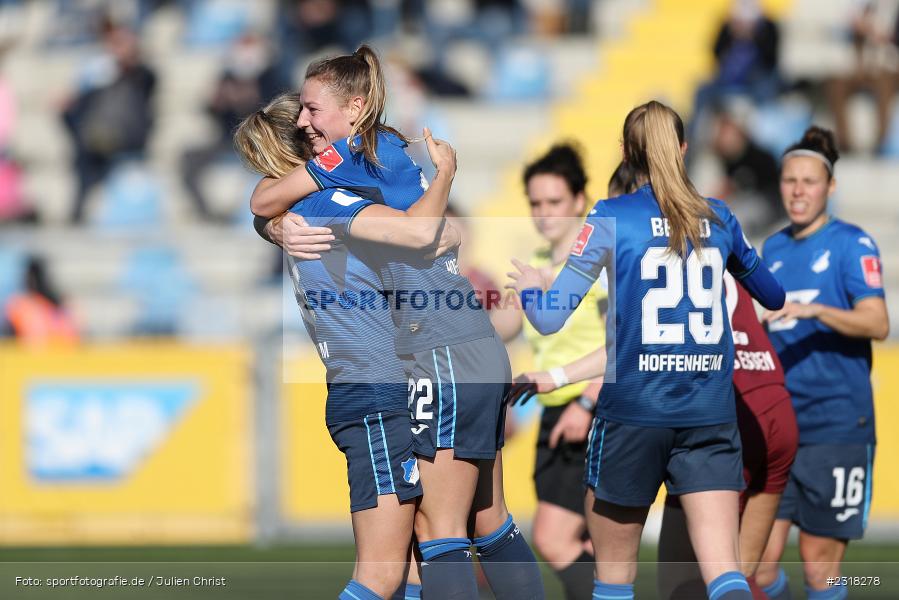 Sarai Linder, Dietmar-Hopp-Stadion, Hoffenheim, 13.02.2022, DFB, sport, action, Februar 2022, Saison 2021/2022, FLYERALARM Frauen-Bundesliga, FFBL, SGS, TSG, SGS Essen, TSG 1899 Hoffenheim - Bild-ID: 2318278