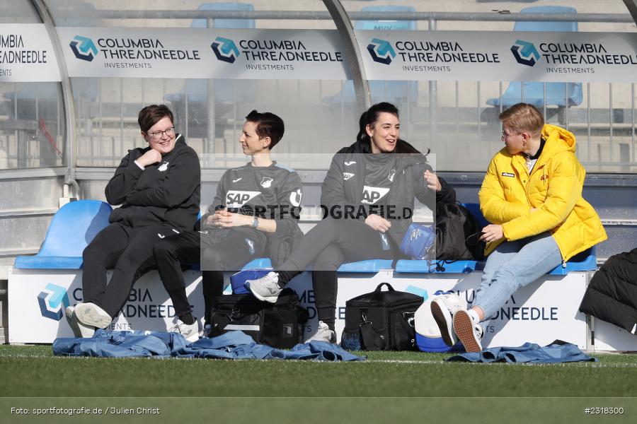 Dietmar-Hopp-Stadion, Hoffenheim, 13.02.2022, DFB, sport, action, Februar 2022, Saison 2021/2022, FLYERALARM Frauen-Bundesliga, FFBL, SGS, TSG, SGS Essen, TSG 1899 Hoffenheim - Bild-ID: 2318300 Dietmar-Hopp-Stadion, Hoffenheim, 13.02.2022, DFB, sport, action, Februar 2022, Saison 2021/2022, FLYERALARM Frauen-Bundesliga, FFBL, SGS, TSG, SGS Essen, TSG 1899 Hoffenheim - Bild-ID: 2318300