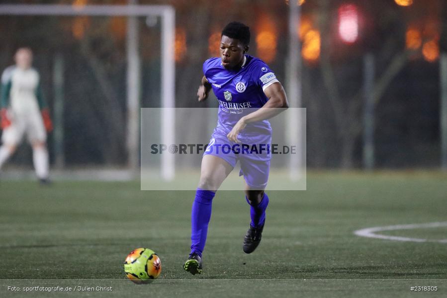 Mohammed Adjagey, Sepp Endres Sportanlage, Würzburg, 15.02.2022, BFV, sport, action, Februar 2022, Saison 2021/2022, Freundschaftsspiele, FTS, WFV, FT Schweinfurt, Würzburger FV - Bild-ID: 2318305